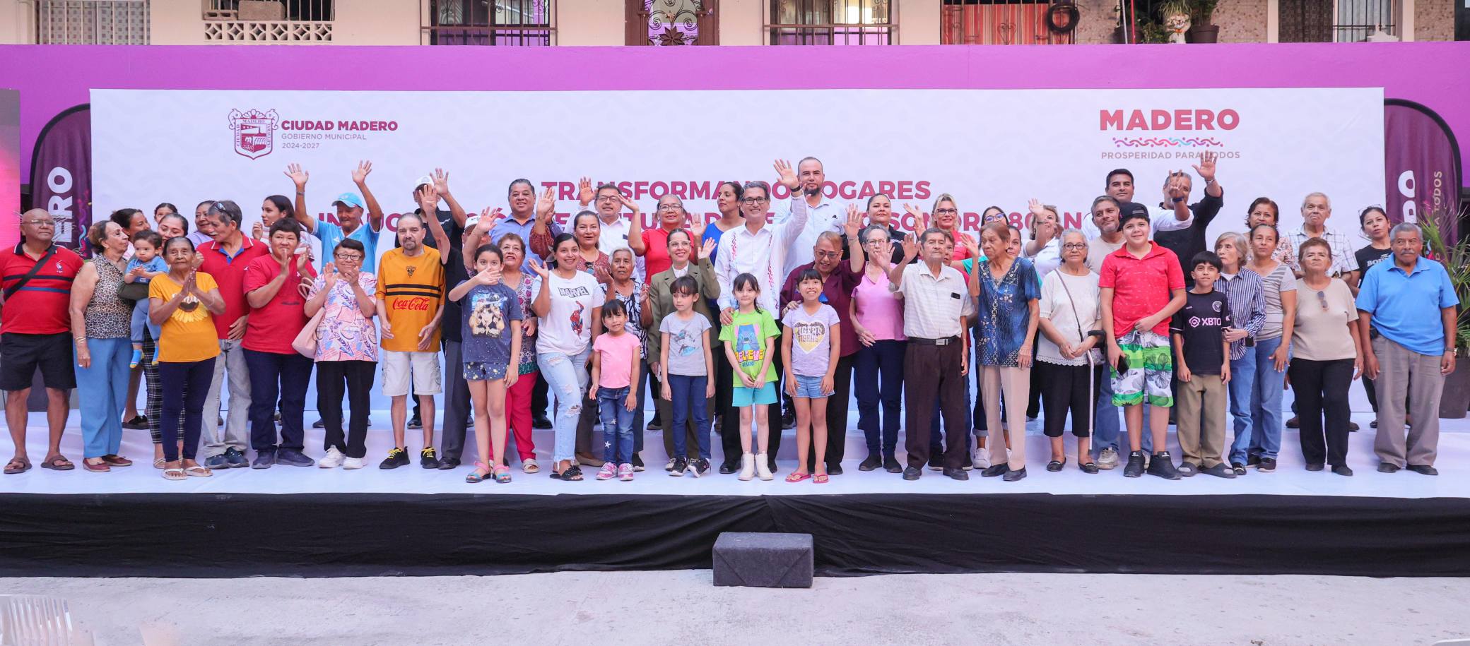 Inaugura Gobierno de Ciudad Madero rehabilitación del edificio Sonora con programa “Transformando Hogares” Inaugura Gobierno de Ciudad Madero rehabilitación del edificio Sonora con programa “Transformando Hogares”